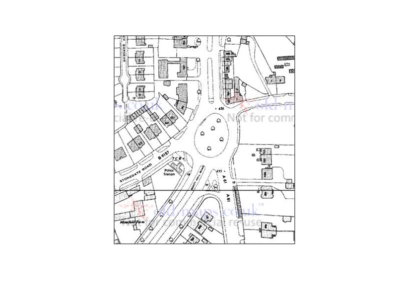 StonegateRoadScottHallRoadJunctionLeeds1954To1955MapOldMapsUK.jpg