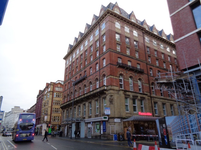 View of the former Wellesley Hotel on Wellington Street (taken Dec 10 2015).