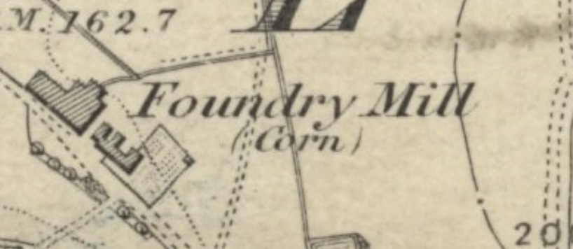 Foundry Mill - 0S Map surveyed1847.jpg