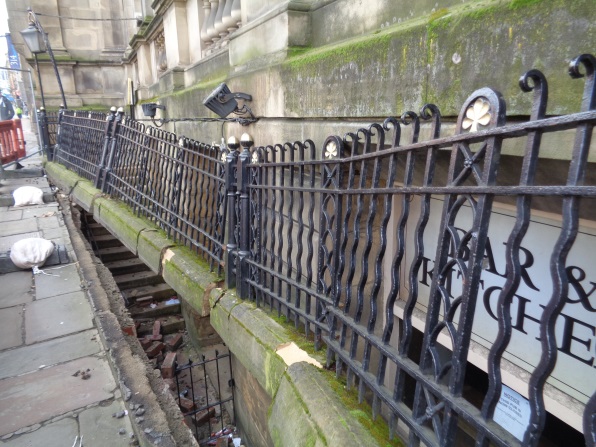 Damage on Great George Street (taken Feb 18 2016).