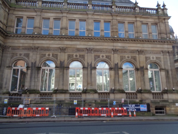 The Great George Street side of the old Leeds School Board building (taken Feb 18 2016).